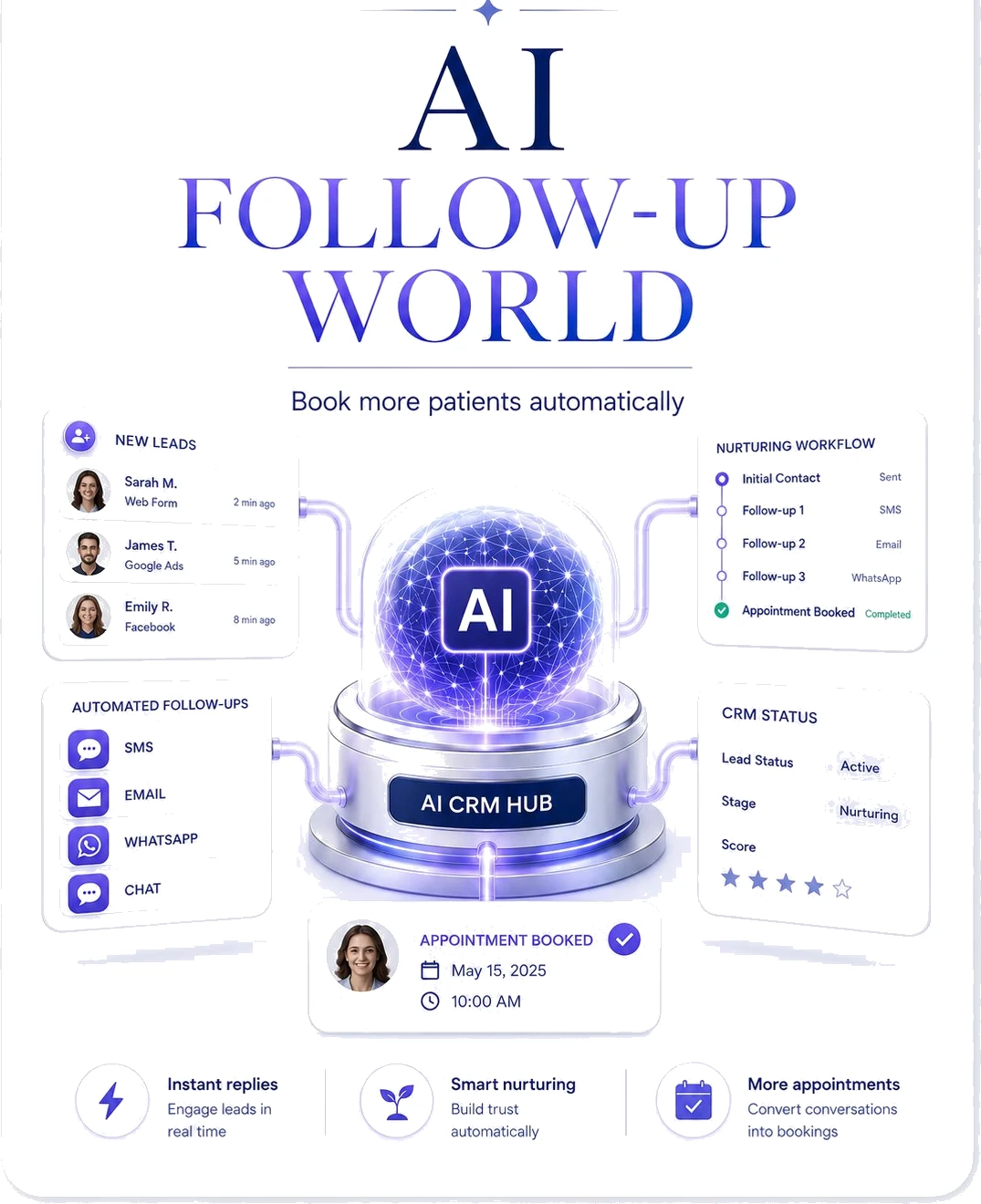 How AI follow-ups book more patients